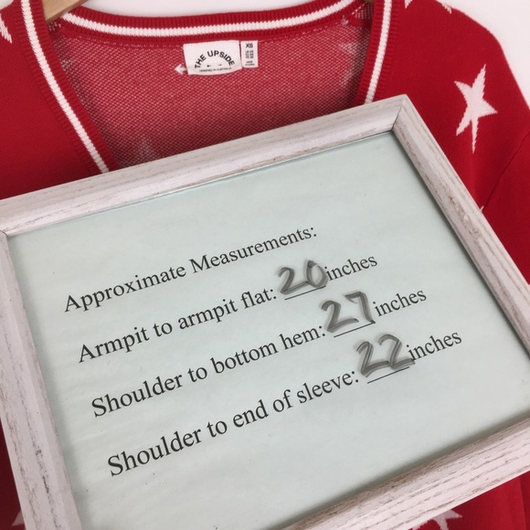 The Upside Red Star Louie Sweater Organic Cotton Knit Women’s XS Preppy Academia - Picture 14 of 14